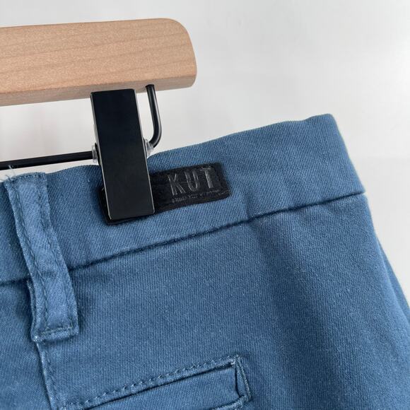 KUT FROM THE KLOTH Shorts Size 16 Trouser Blue Cotton Stretch NWT Summer Casual - Picture 6 of 13
